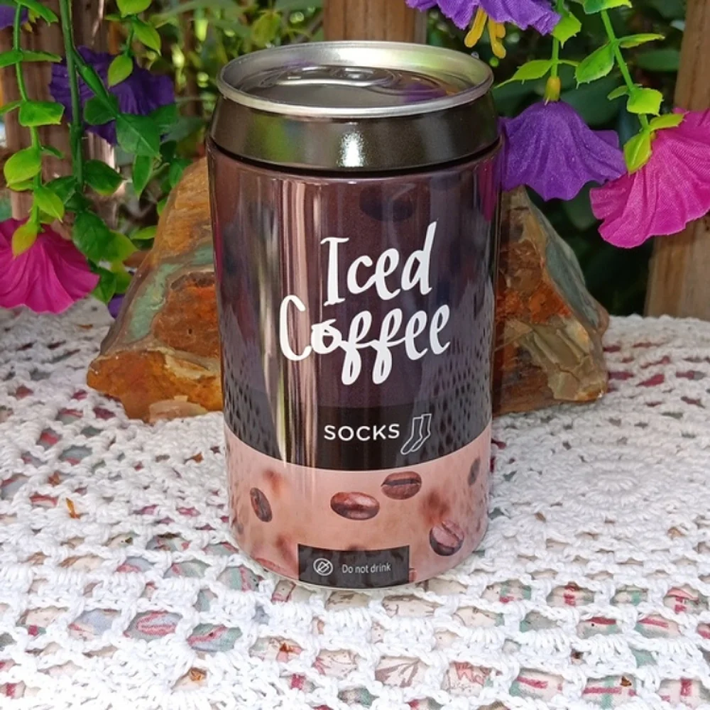 🆕️LAST 1🎉ICED COFFEE NOVELTY COLORFUL UNIQUE SOCKS/ 1 SET IN COFFEE 